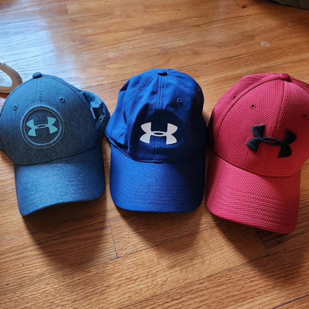 3 Under Armour Golf Hats